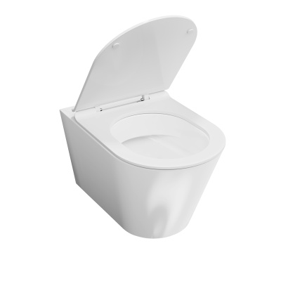 Унитаз PLAZA Modern подвесной безободковый, белый глянцевый Унитаз PLAZA Modern подвесной безободковый, белый глянцевый