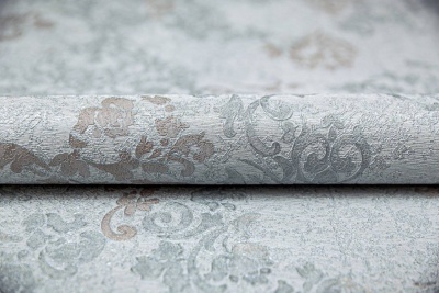 Обои виниловые Флора мотив, голубой