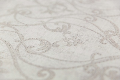 Обои виниловые на флизелиновой основе Дамаск мотив, бежево-серый Обои виниловые на флизелиновой основе Дамаск мотив, бежево-серый