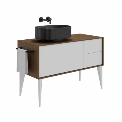 Раковина ARTBASIN Vento накладная 50, черная матовая