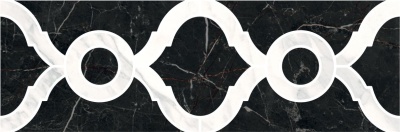 Бордюр Фрагонар наборный чёрный 30x9,9x0,9