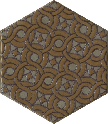 Декор Гроссето коричневый 20x23,1x0,7 Декор Гроссето коричневый 20x23,1x0,7