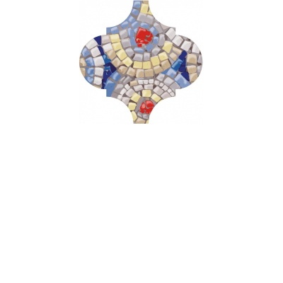 Декор Арабески Майолика Гауди глянцевый 6,5x6,5x0,7