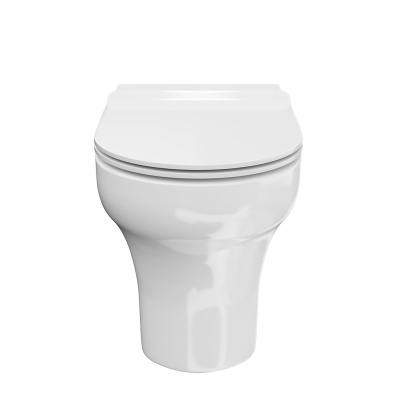 Унитаз BUONGIORNO напольный безободковый, белый глянцевый Унитаз BUONGIORNO напольный безободковый, белый глянцевый