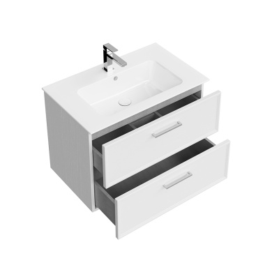 Тумба PIANO Classic подвесная 75, ясень белый матовая