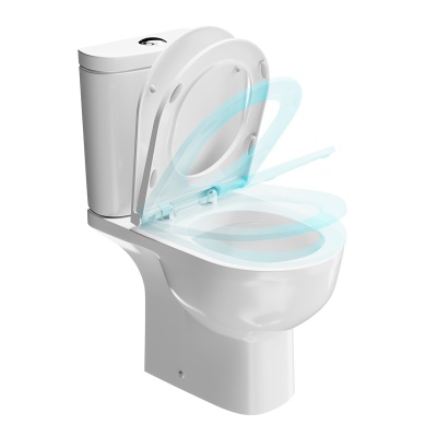 Сиденье BUONGIORNO PRO для унитаза, белое глянцевое Сиденье BUONGIORNO PRO для унитаза, белое глянцевое