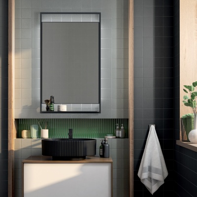Раковина ARTBASIN Vento накладная 50, черная матовая