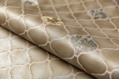 Обои виниловые Арабески мотив, золото