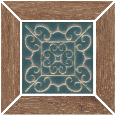 Декор Тровазо наборный карамельный матовый 13x13x0,9