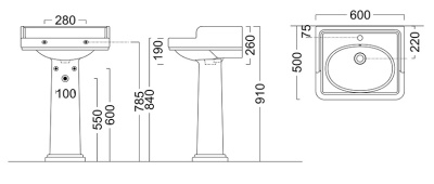 Пьедестал POMPEI, белый глянцевый Пьедестал POMPEI, белый глянцевый