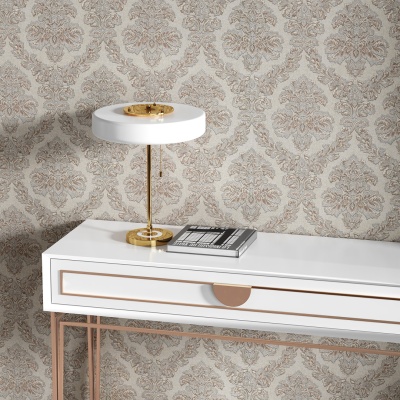 Обои виниловые Палаццо мотив, бежевый Обои виниловые Палаццо мотив, бежевый