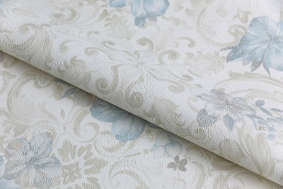 Обои виниловые Азулежу мотив, светло-бежевый