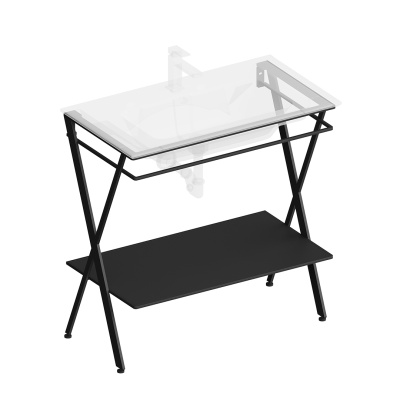 Металлическая структура PIANO Next напольная 85, черная матовая